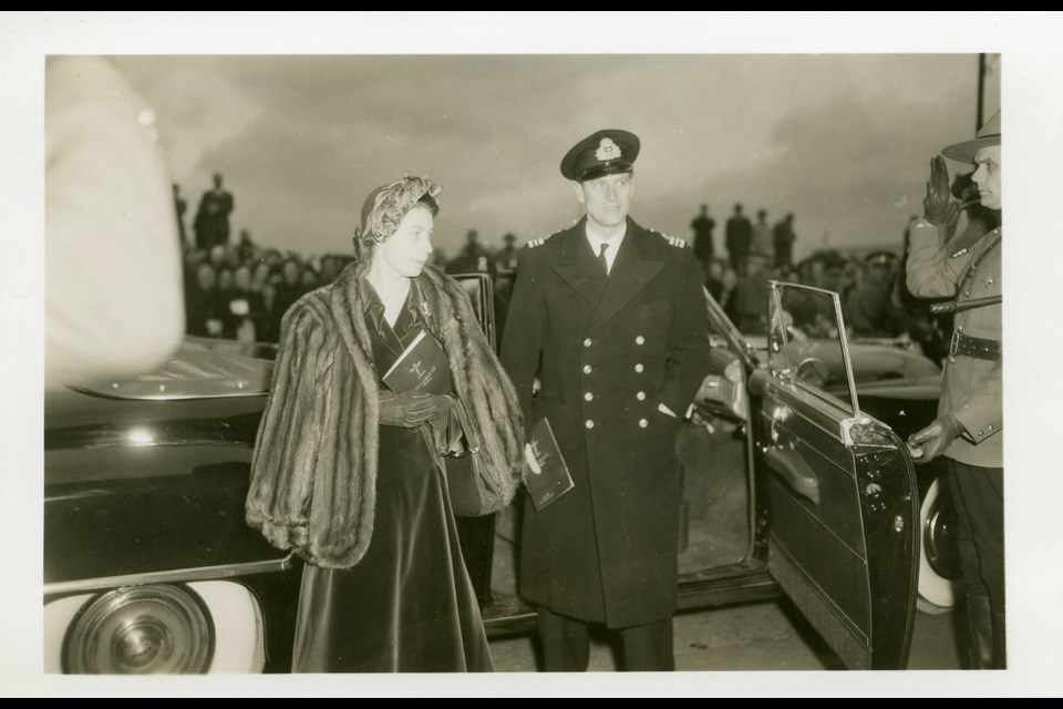Royal Visit - Princess Elizabeth & Prince Philip, 1951. Courtesy Moose Jaw Public Library. 