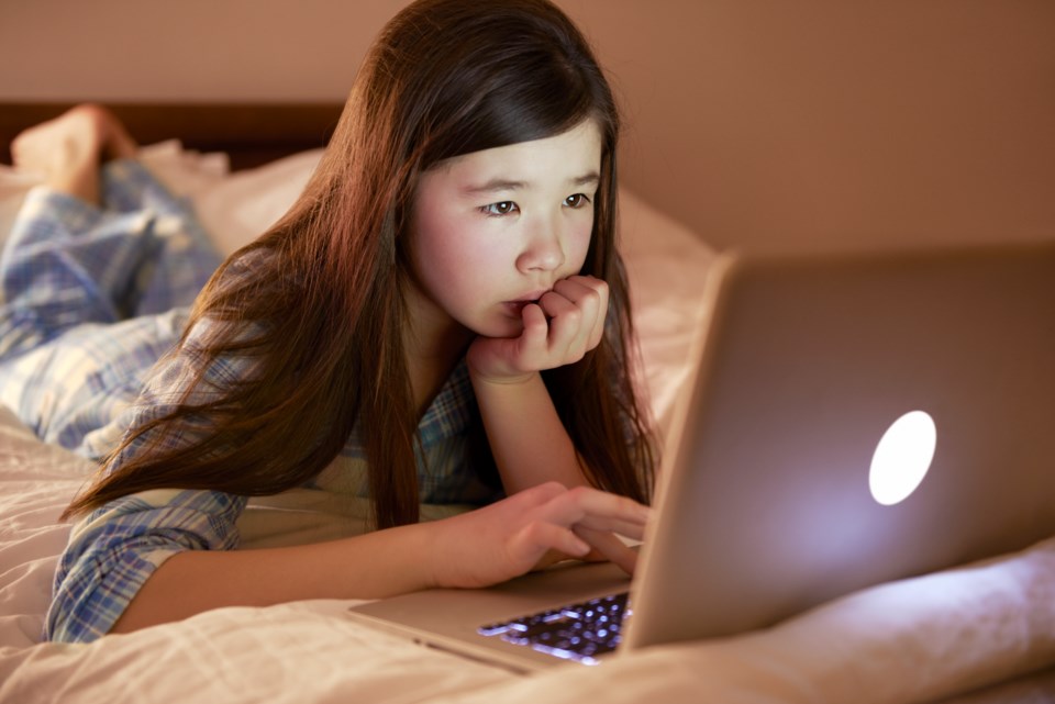 child on computer