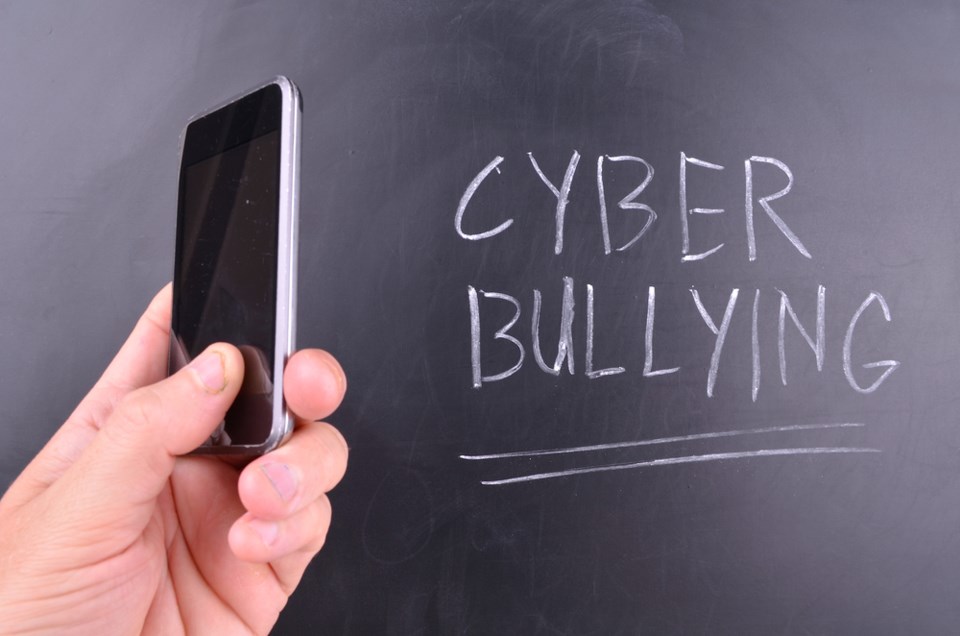 cyber bullying stock illustration