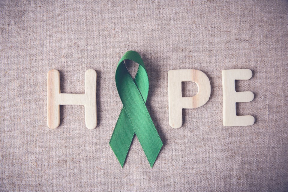 green ribbon hope shutterstock