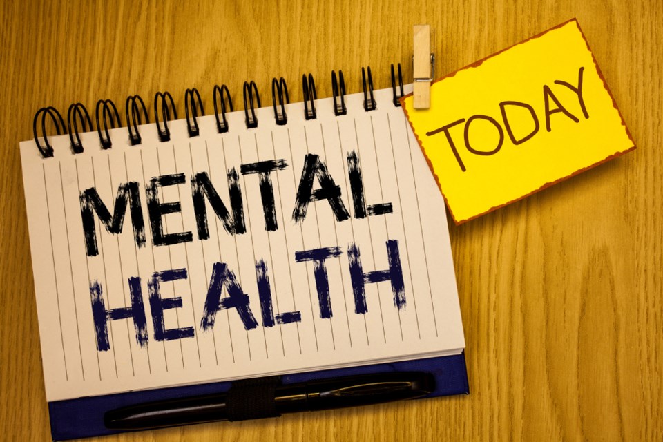 mental health illustration stock