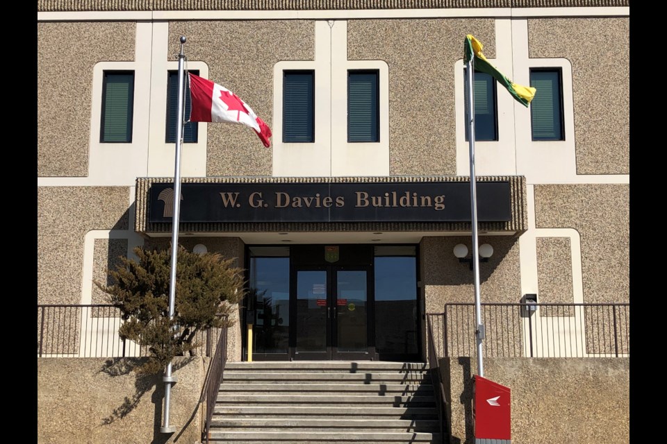 Moose Jaw provincial court is located in the W.G. Davies Building on 110 Ominica Street West. Photo by Jason G. Antonio