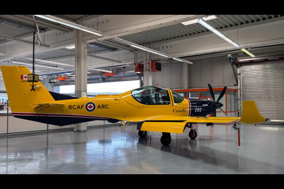 The Grob G 120TP aircraft, which will be designated the CT-102B Astra II in Canada. Photo courtesy SkyAlyne Canada Limited Partnership