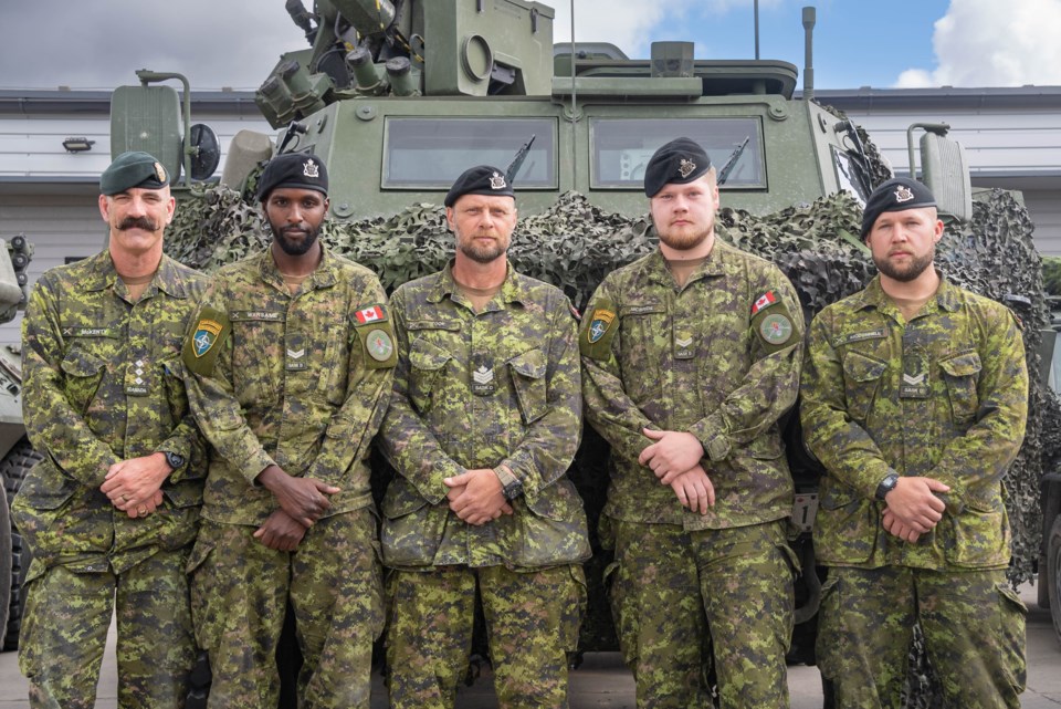 MJ army reservists Latvia