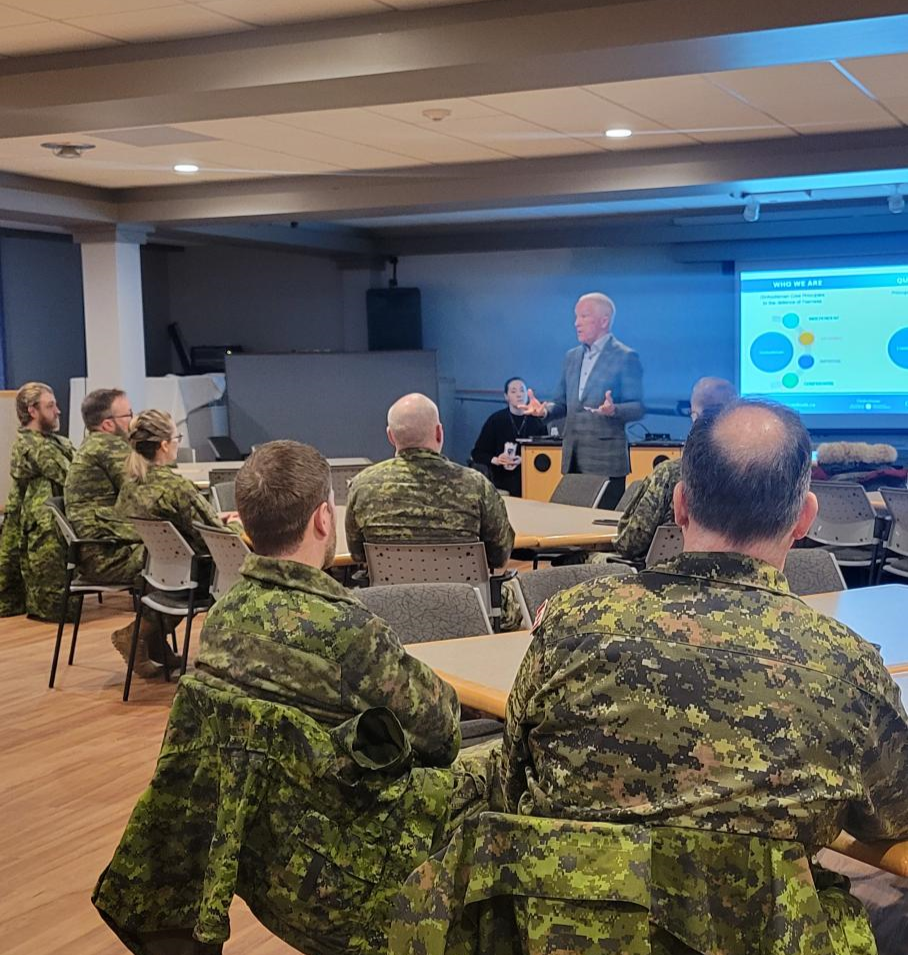 ombudsman-gregory-lick-speaks-to-gathered-canadian-armed-forces-members-during-his-recent-week-in-moose-jaw