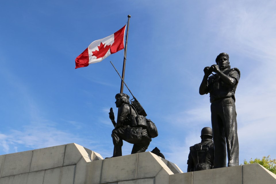 Peacekeepers statue