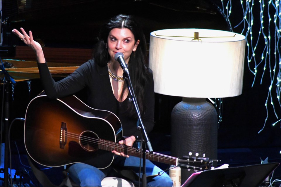 Damhnait Doyle takes the stage at the Mae Wilson Theatre on Dec. 14.