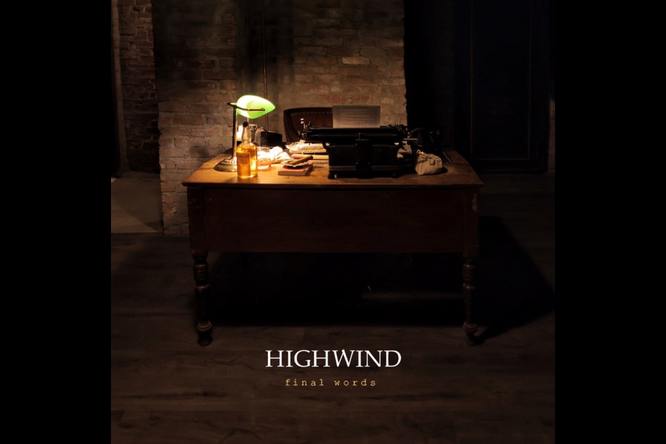 The cover of Highwind's new EP, "Final Words." Photo courtesy Highwind
