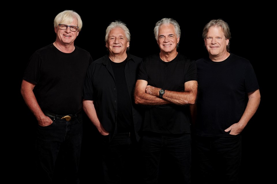 Legendary Canadian rock band Chilliwack - left to right, they are Ed Henderson, Jerry Adolphe, Bill Henderson, and Gord Maxwell