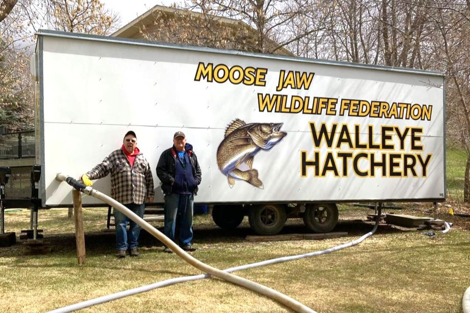 A look at the Moose Jaw Wildlife Federation’s newly spruced up mobile fish hatchery, currently situated at Buffalo Pound Lake.