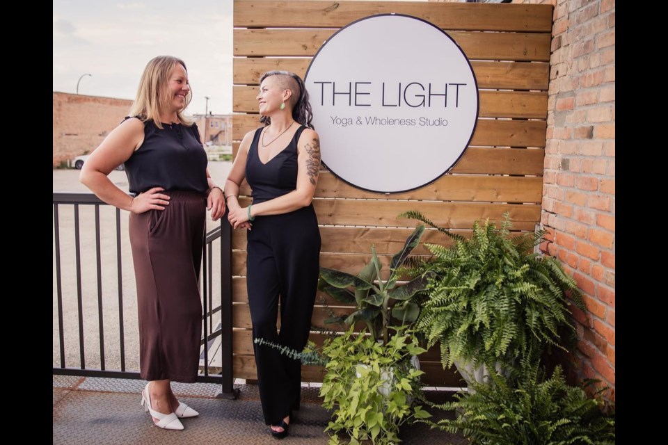 Jessie Reid and Mei-Ling Chow-Mintenko are the owners of the Light Yoga and Wholeness Studio.