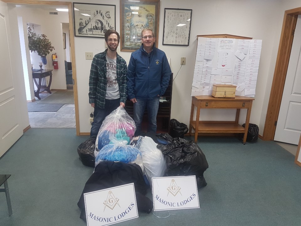 masons donate to riverside nov 2019