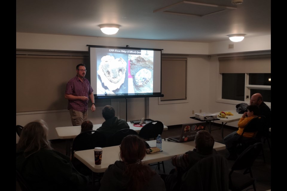 Nature Moose Jaw invited Royal Sask. Museum's Dr. McKellar to present his recent findings at the Oct. 20, 2023 presentation. 
