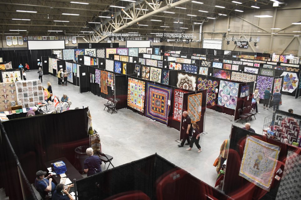 A scene from the quilt show. Photo by Jason G. Antonio