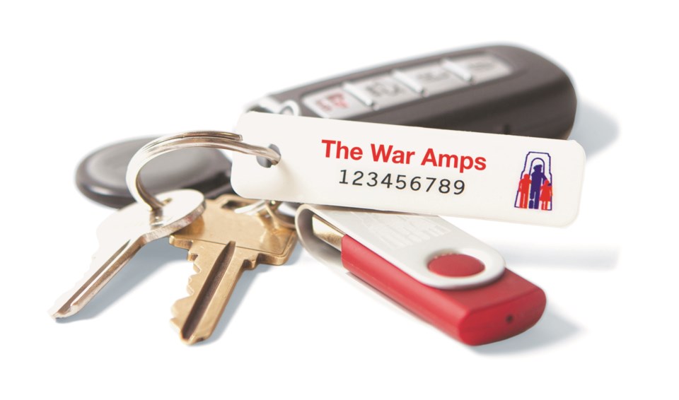 war amps key-tag supplied
