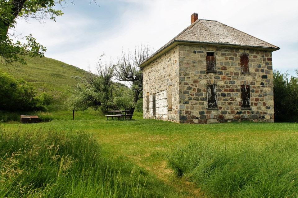 The homestead is a historical site, with the original house still standing strong. 