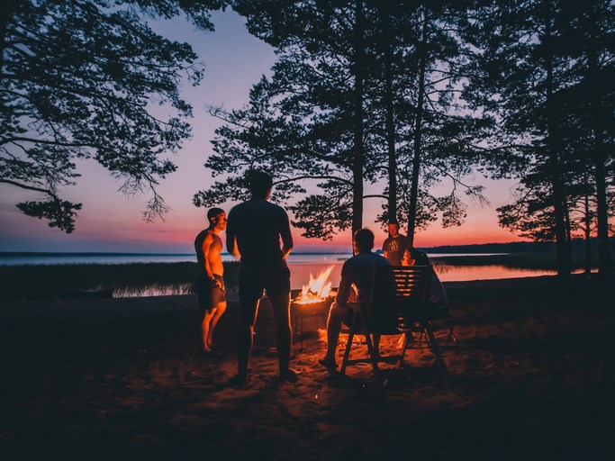 camping at night getty images