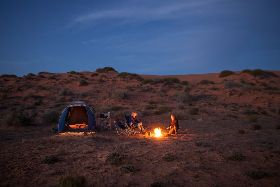Camping in the desert (Nick Rains-Corbis Documentary-Getty Images)