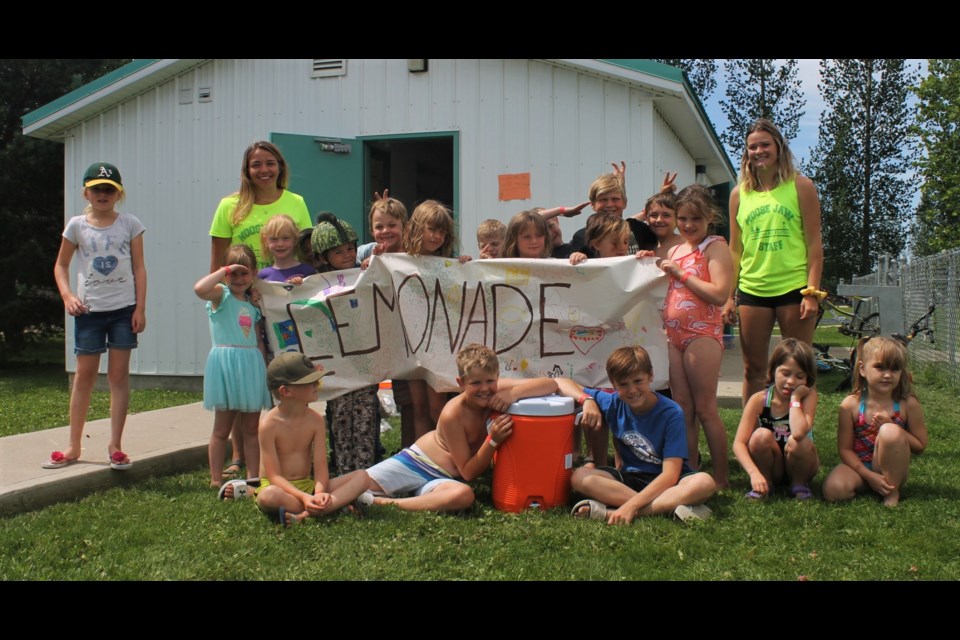 The playground group at the spray park on South Hill has your beverage needs covered.
