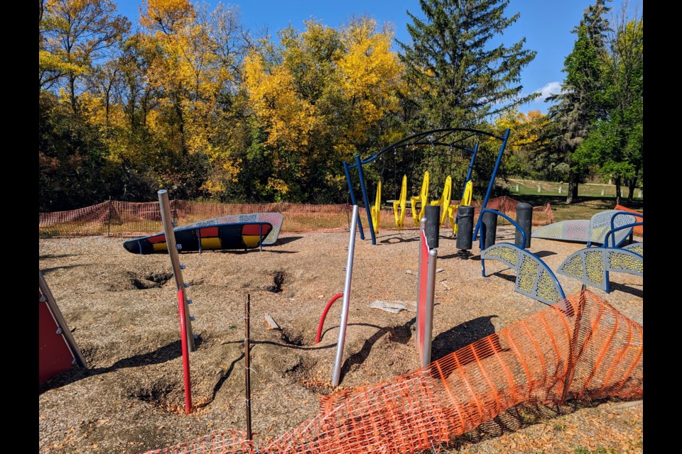 Another angle of the Connor Park Challenge Course, September, 2023 (photo by Gordon Edgar)