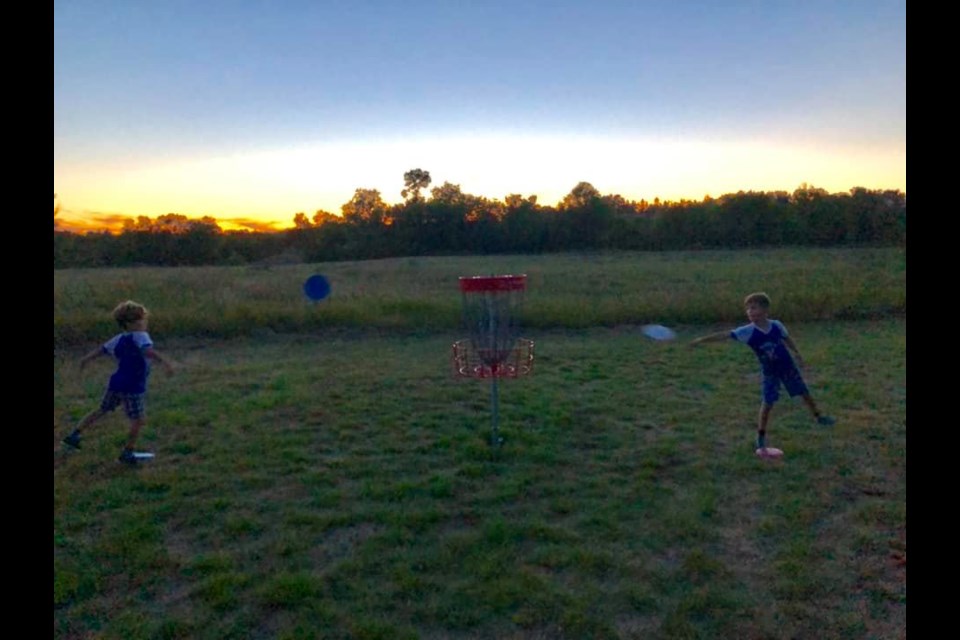The disc golf course is already seeing tons of action. (supplied)