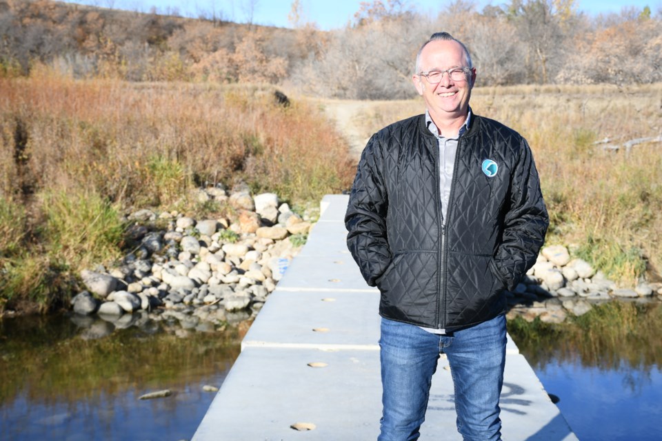 Todd Johnson spent the last four years as general manager of Wakamow Valley Authority, but is moving on to work with the health authority. Photo by Jason G. Antonio 