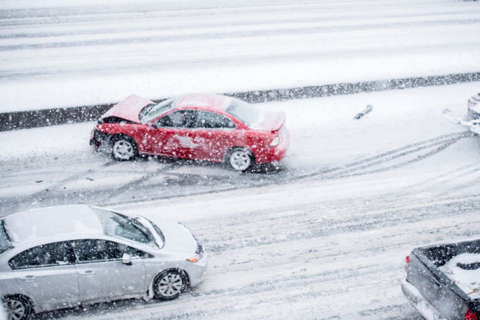 Car accident on the highway - Getty Images