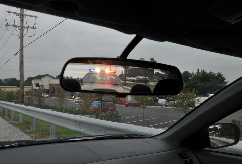 police traffic stop shutterstock