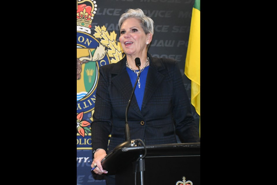 MLA Christine Tell, minister of corrections, policing and public safety. Photo by Jason G. Antonio