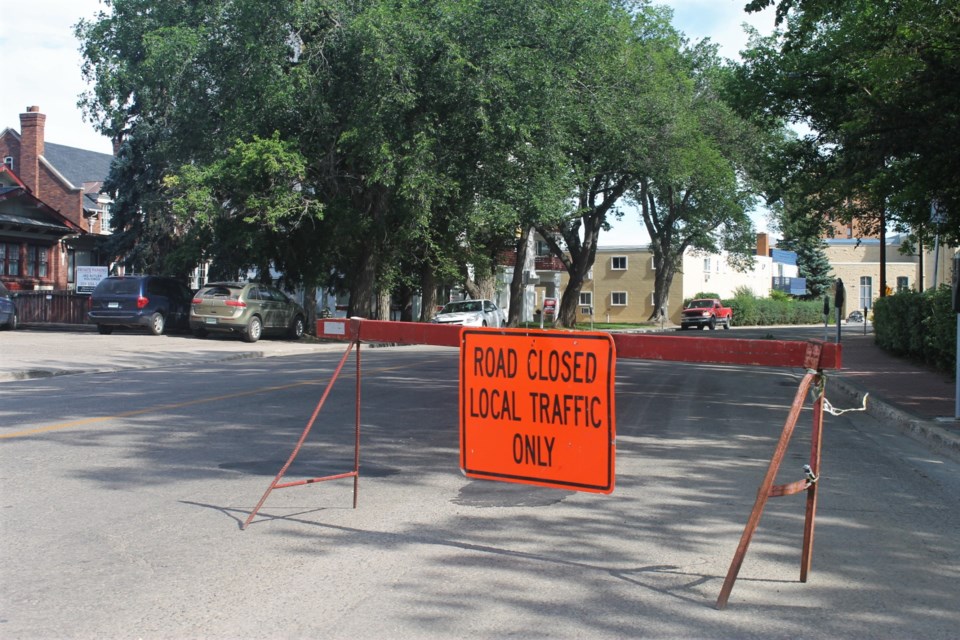 road closed langdon crescent