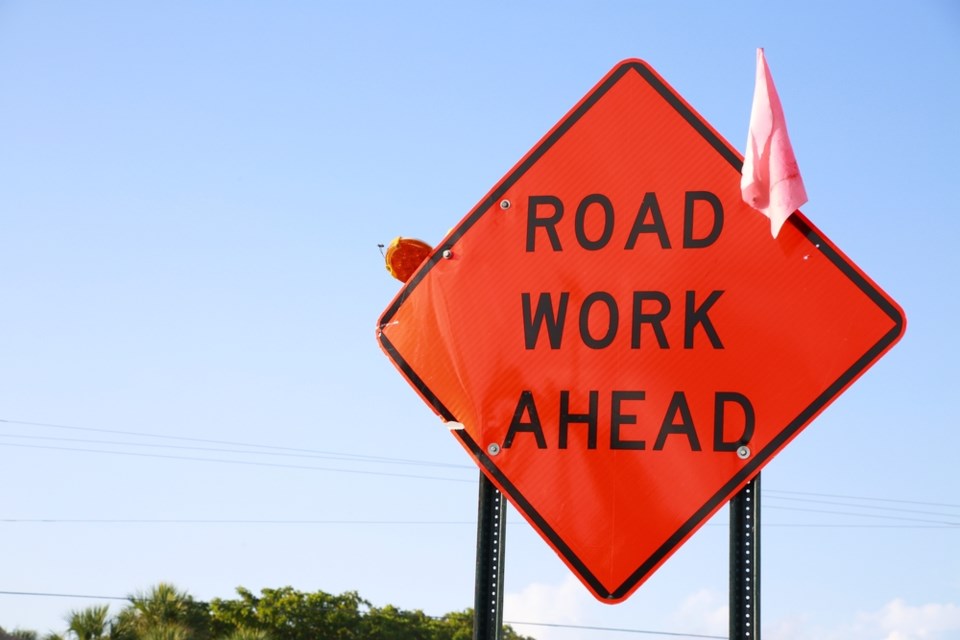 road work orange zone shutterstock