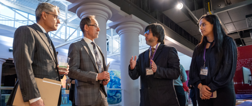 Scenes from Saskatchewan Polytechnic's recent third annual Faculty of Business and Management showcase. Photo submitted