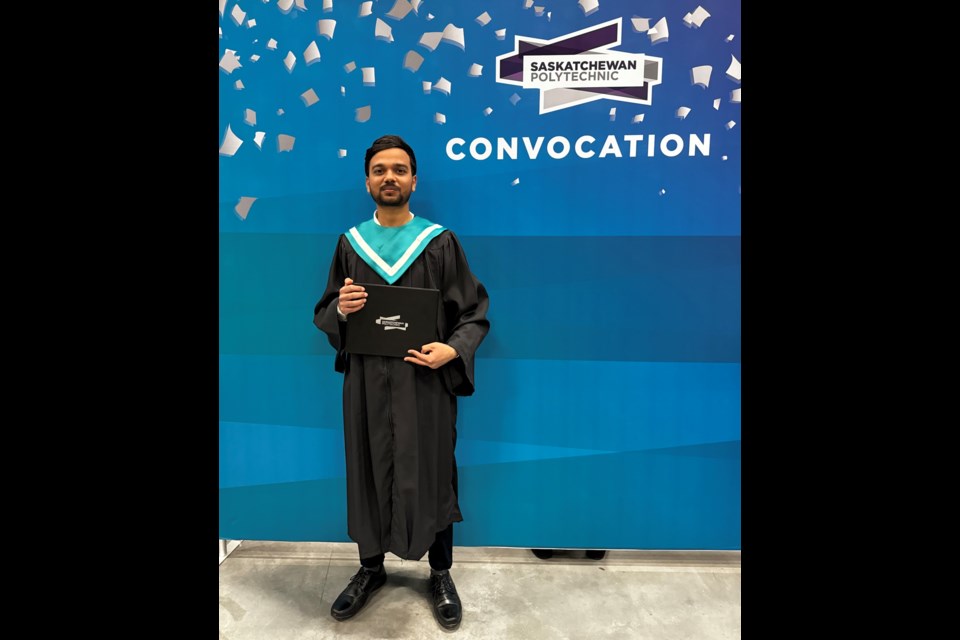 Altaf Iqbal Mansuri is a graduate of Saskatchewan Polytech’s business management post-graduate certificate program. Photo submitted