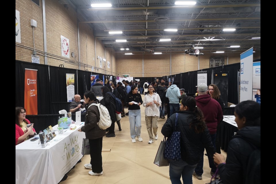 The Sask Polytech career fair helped students network with prospective employers in industries relevant to their studies on March 13.
