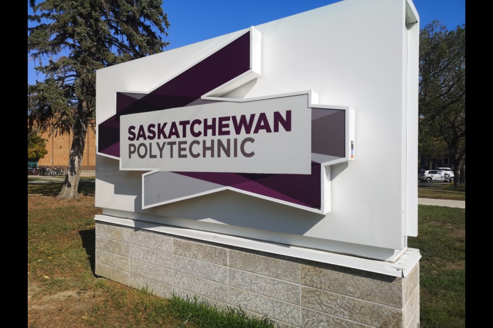 The Moose Jaw Sask. Polytechnic campus is located at 600 Saskatchewan Street West
