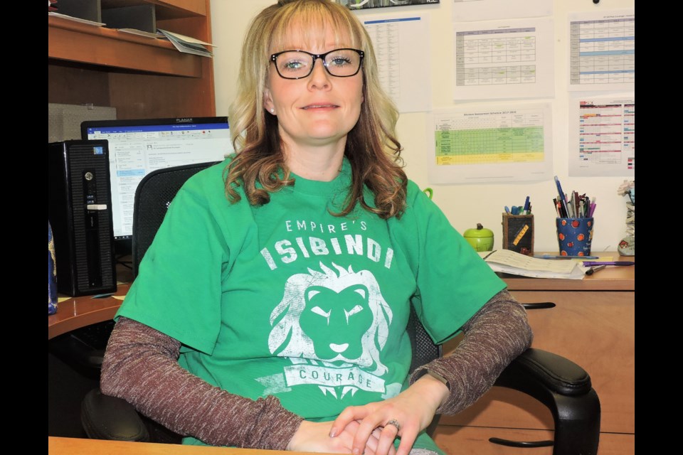 Kelly Logan, principal at Empire Community School. 
(Sasha-Gay Lobban photograph)