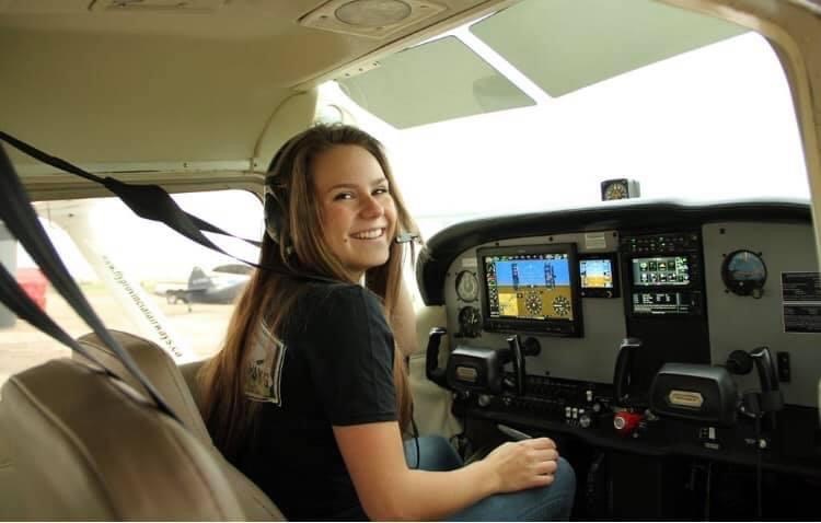 Provincial Airways Chief Instructor Candace Pardo loves to fly- and to teach flying