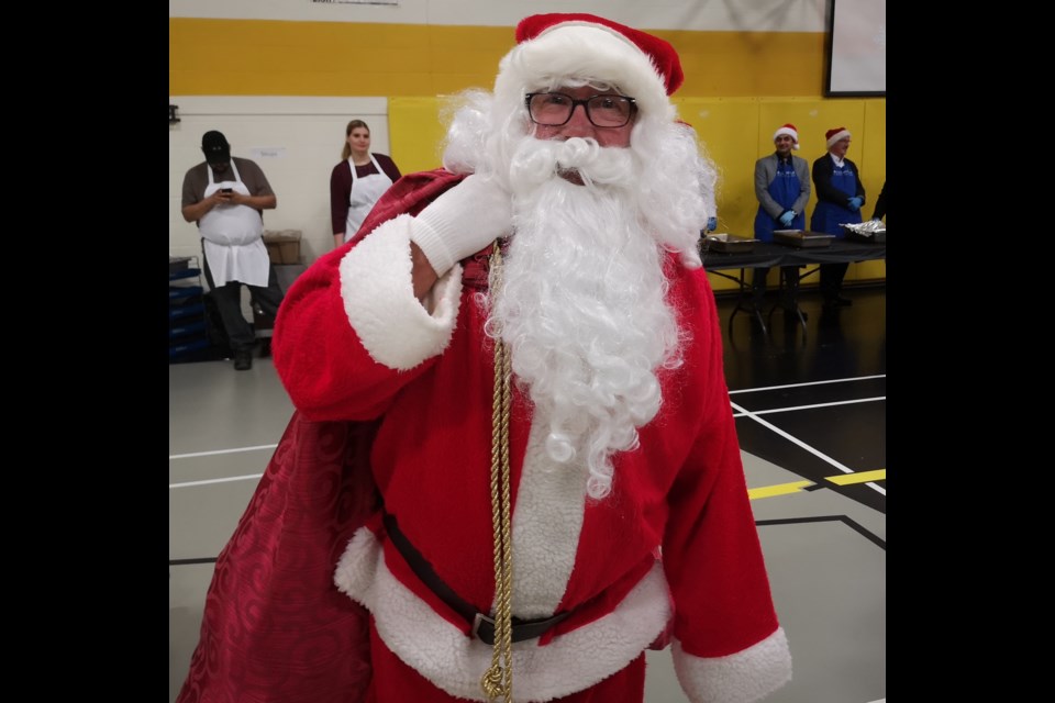 Santa visited students at Empire School on Dec. 19.