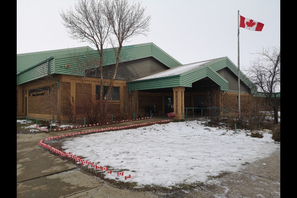 On the morning of Nov. 9, Sunningdale School and the Friends of the Forces Fellowship planted 159 flags, one for each Canadian servicemember killed in Afghanistan.