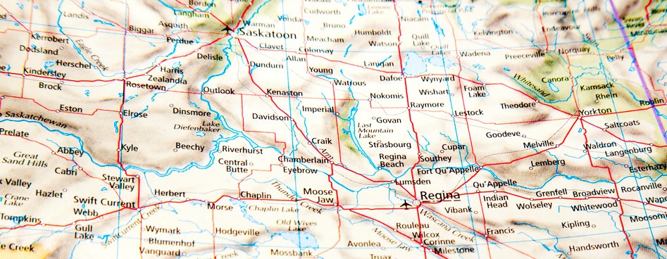 map of saskatchewan getty images