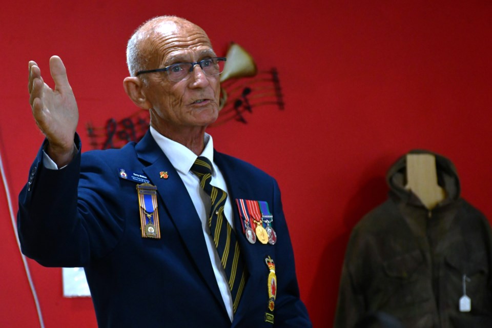 Terry Bittles shares a few words following Donna Hartie’s recent presentation at the Pit Stop Diner, where guests gathered to honour veterans and connect over stories and shared service.