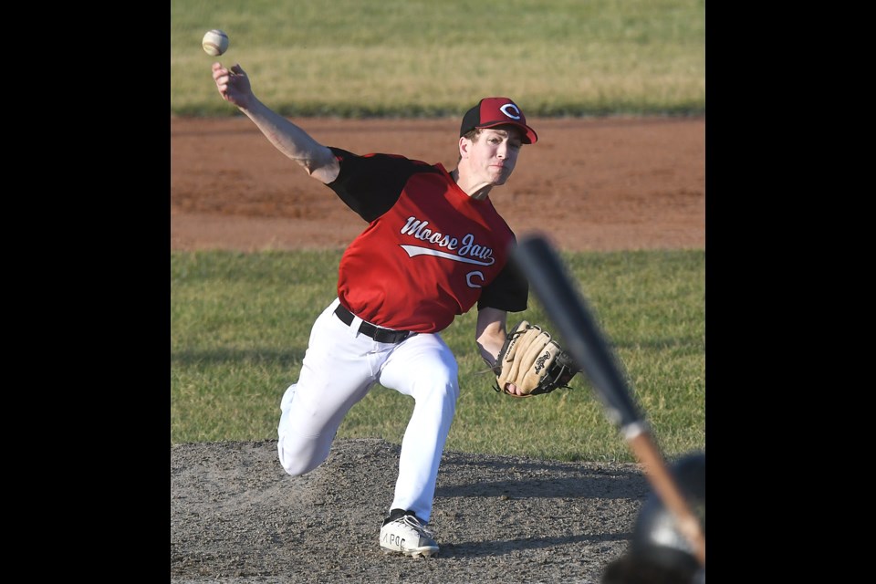 Moose Jaw Miller Express prospect Nathan Varjassy in action with the Moose Jaw 18U AAA Canucks last season.