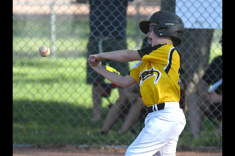 Action from the Little League Minor AAA contest between the Moose Jaw Miller Express and Regina Kiwanis Cubs. | Randy Palmer