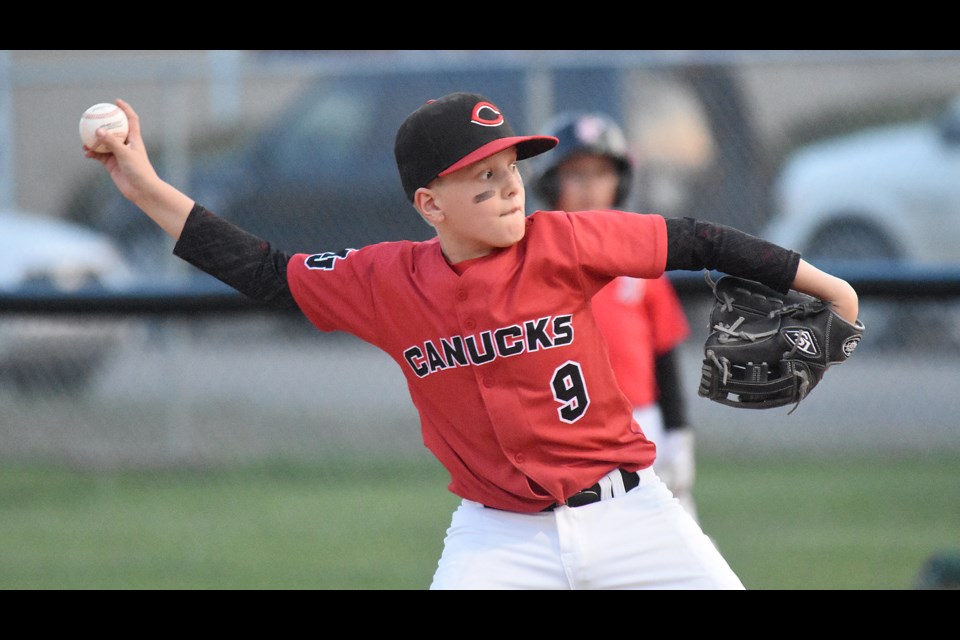 Nick Bechard got the start on the mound for Moose Jaw.