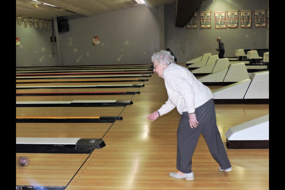Alice Small in action at the South Hill Bowling Centre (Sasha-Gay Lobban)    