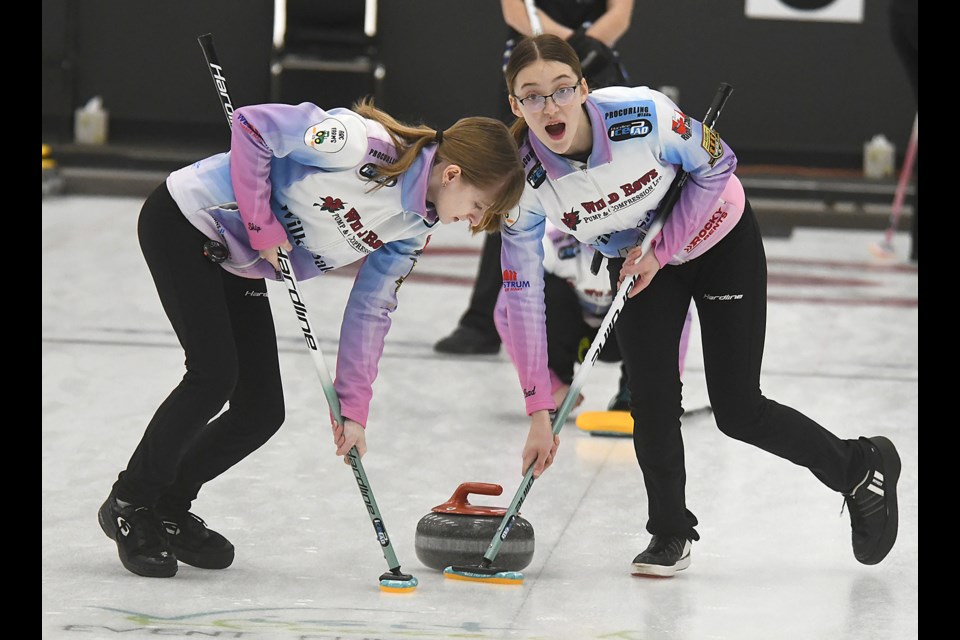 Sights and scenes from the fifth draw of the CurlSask U18 Boys and Girls Open Provincial Championship at the Moose Jaw Events Centre on Thursday afternoon.