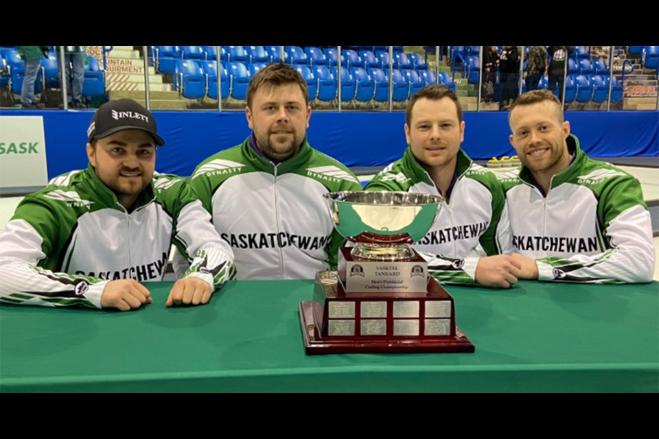 The Matt Dunstone rink won the SaskTel Tankard provincial men’s curling championship on Sunday.