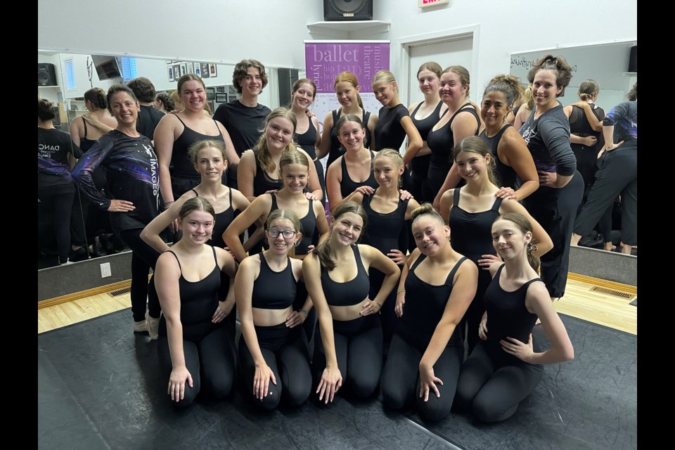 Students at Dance Images by BJ pose for a group photo on August 17, 2023