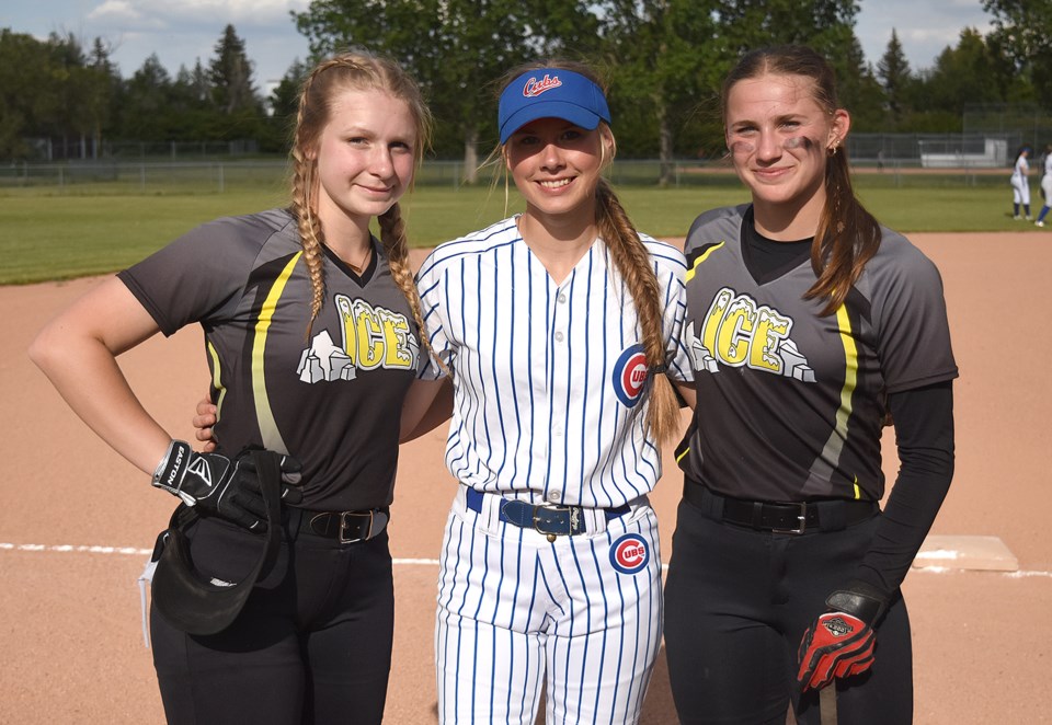 Canada Games fastball girls