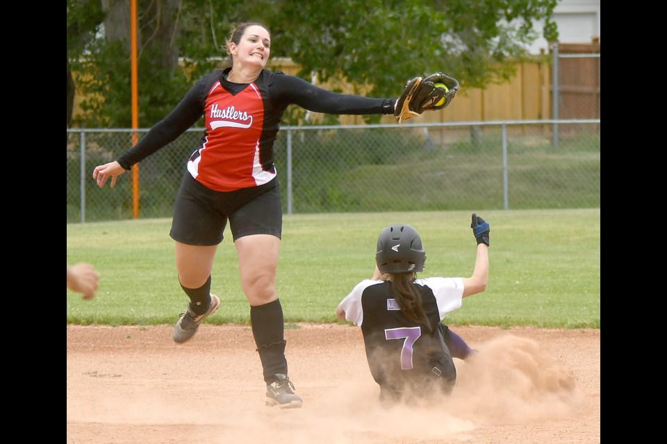 Action from Softball Sask Women's Open provincial championship on Friday afternoon.
